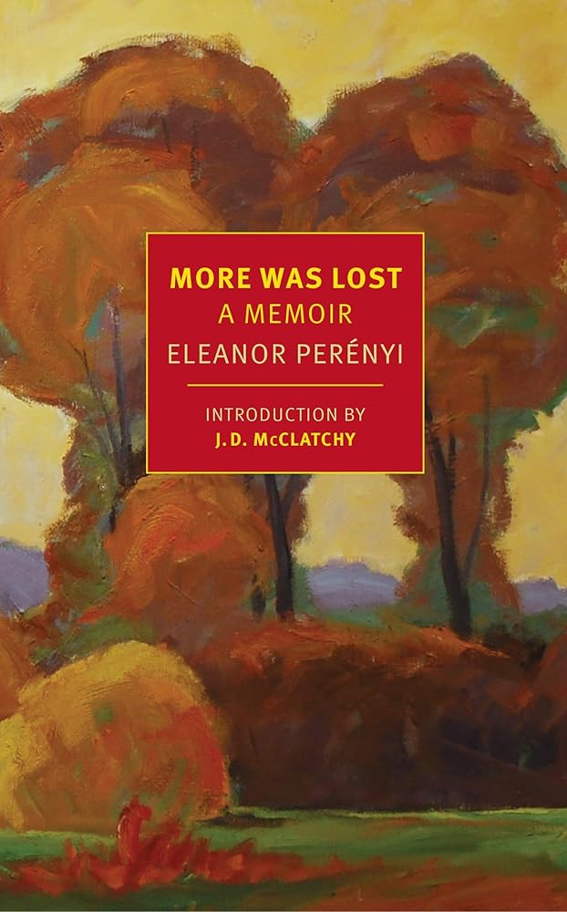More Was Lost: A Memoir (New York Review Books Classics) cover image