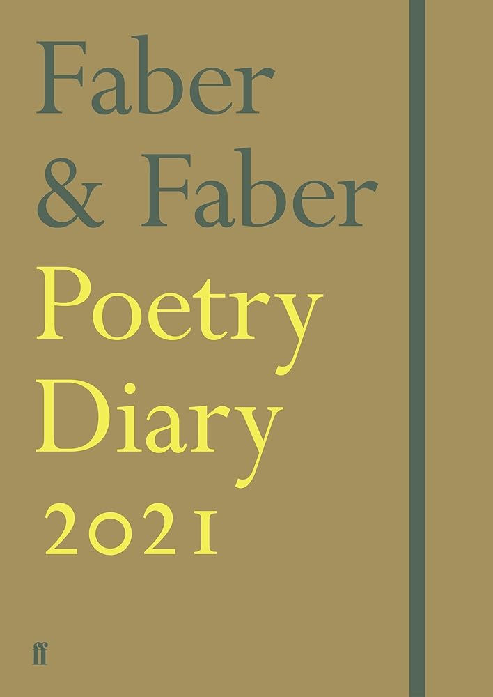 Faber & Faber Poetry Diary 2021 cover image