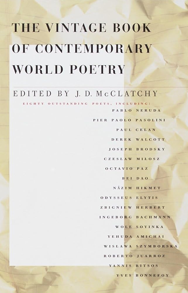 The Vintage Book of Contemporary World Poetry cover image