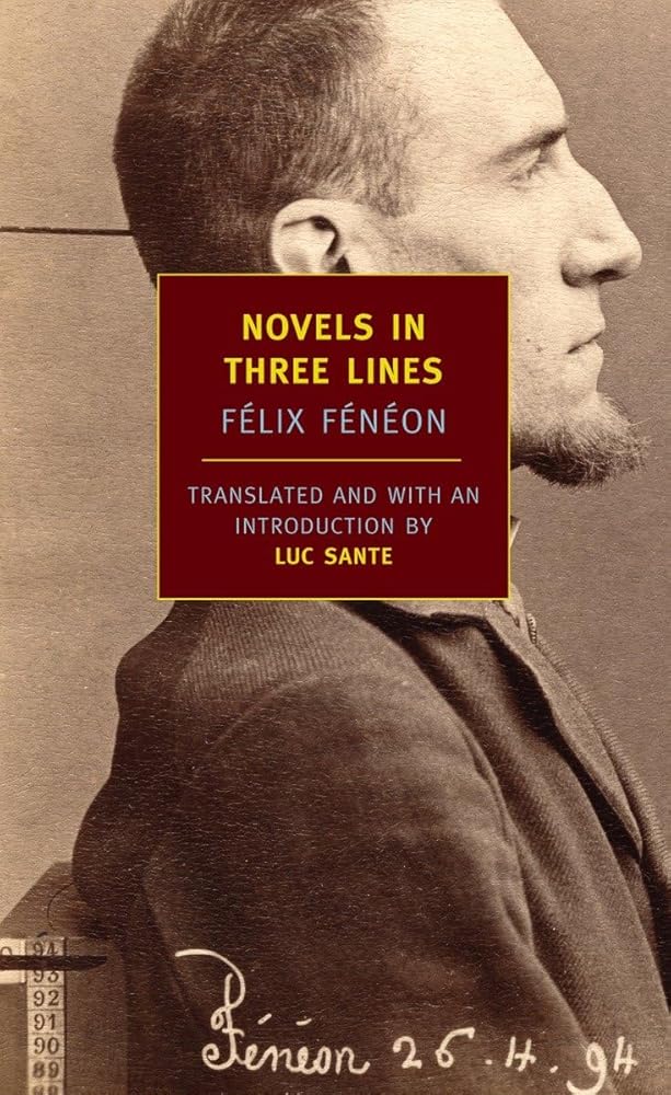 Novels in Three Lines (New York Review Books Classics) cover image