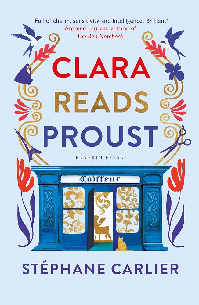 Pushkin Press Clara Reads Proust. cover image