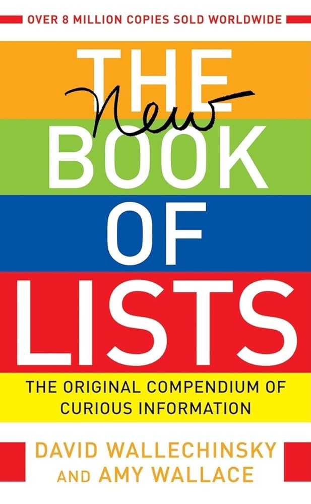 The New Book of Lists: The Original Compendium of Curious Information cover image